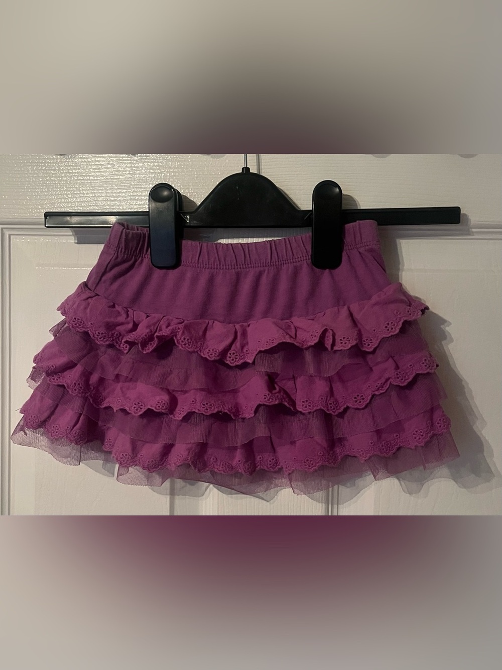 George Girls Purple Ruffle Tutu Skirt Size 4T
